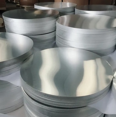 kaufen 1050 1060 1100 3003 1070 8011 Runde Aluminiumkreisplatte 0,15 mm-500 mm online manufacture