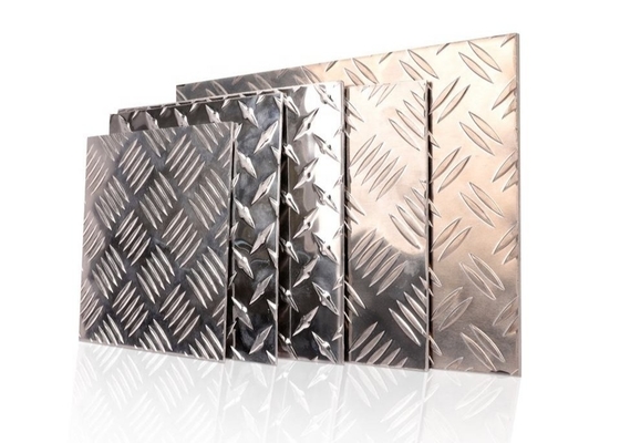 6005 6061 3003-H22 polierte Aluminium-Diamond Plate Alloy Boat Floor 5 Stange