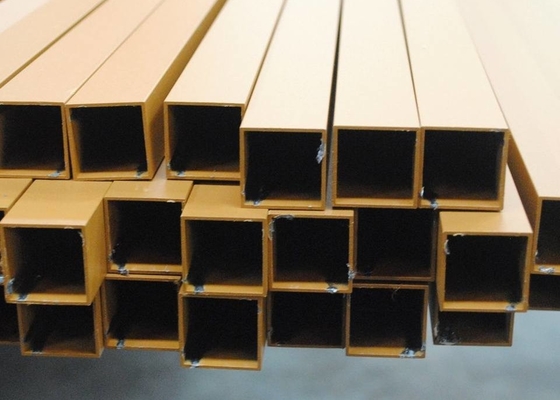 Hohles AluminiumVierkantrohr 2x2 2x1 rechteckige Abschnitte 10 x 10 Millimeter 2.5cm