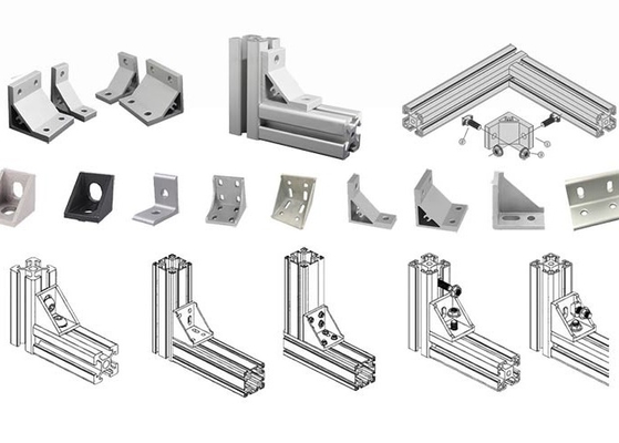 2040 3030 4040 6063 Schlitz-drehende Klammer des Aluminiumlegierungs-Profil-6mm 8mm 10mm