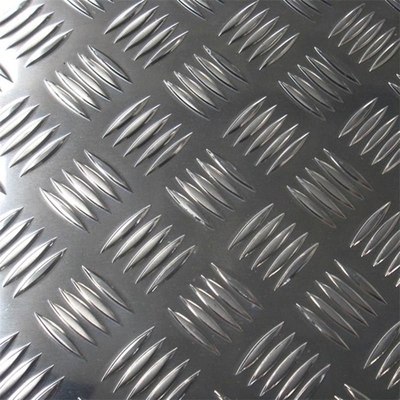 Geprägte gemusterte Aluminium-Diamantplatte 8 mm für architektonisches Erscheinungsbild