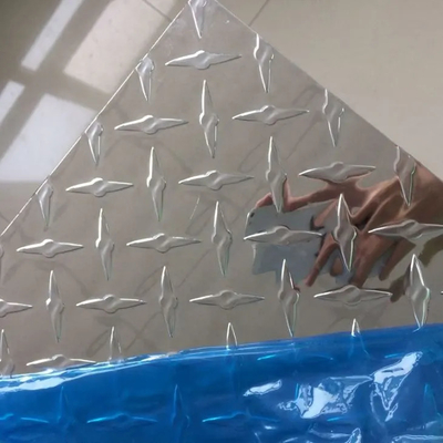 5052 H32 Antisilp Aluminium-Diamond Plate Patterned Alu Sheet 1060 H24 Al Embossed