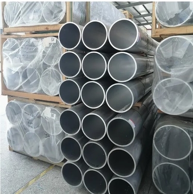 6061 5083 3003 2024 5052 7075 Nahtloses Rund-/Quadrat-/Gewirbelrohr aus Aluminium für Gebäudeseite